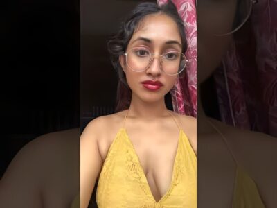 Beautiful Slim Girl Making Full Nude Video And Pressing Boobs