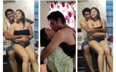 Beautiful Couple Viral Hotel Room Romance Boobs Sucking Kissing Videos