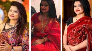 Bengali Bhabhi Lying Full Nude on Bed Images