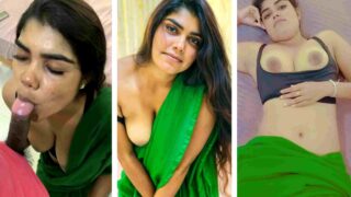 Green Saree Girl Full Nude Pics and Videos