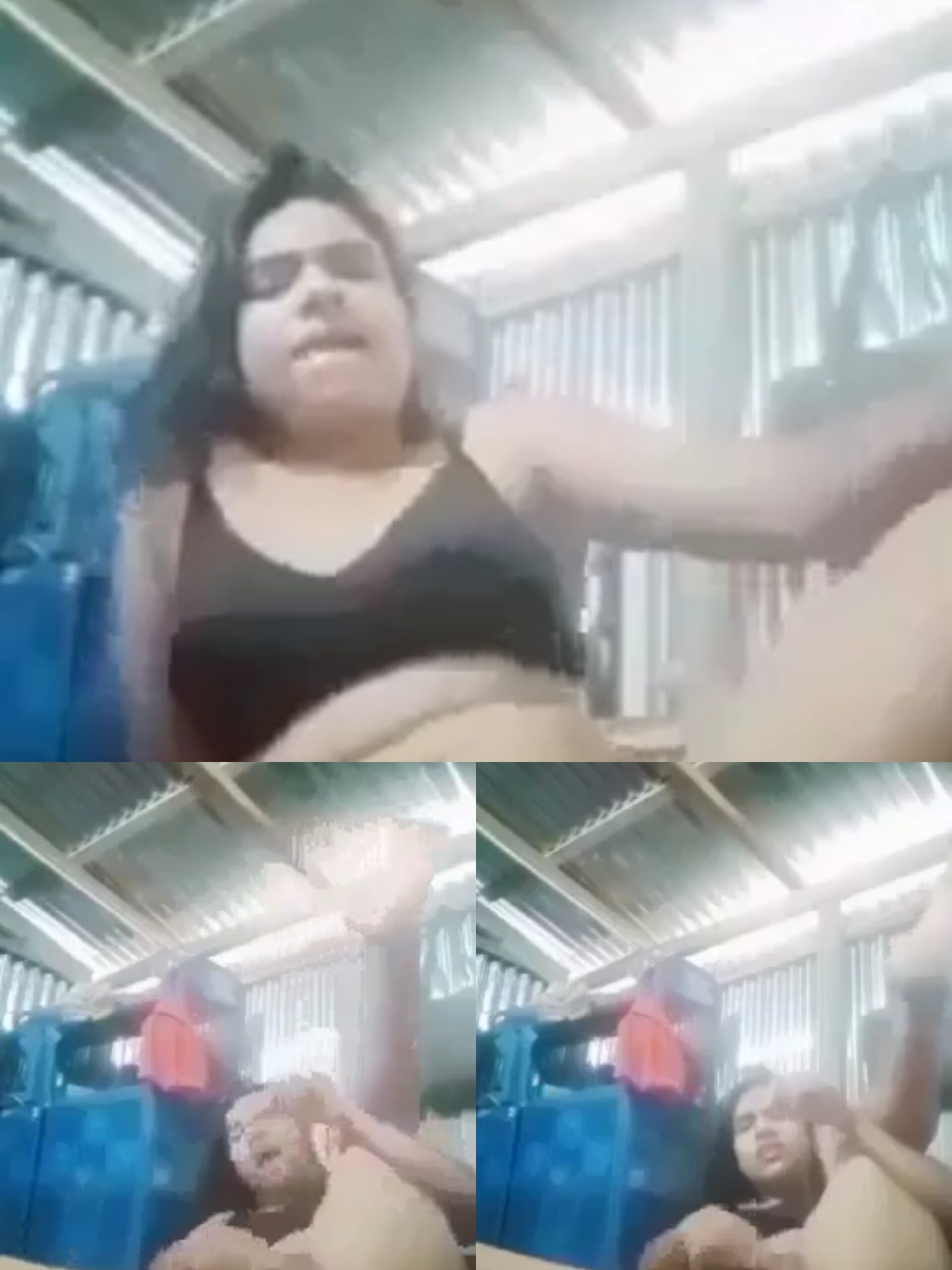 Desi Indian girl feel at home