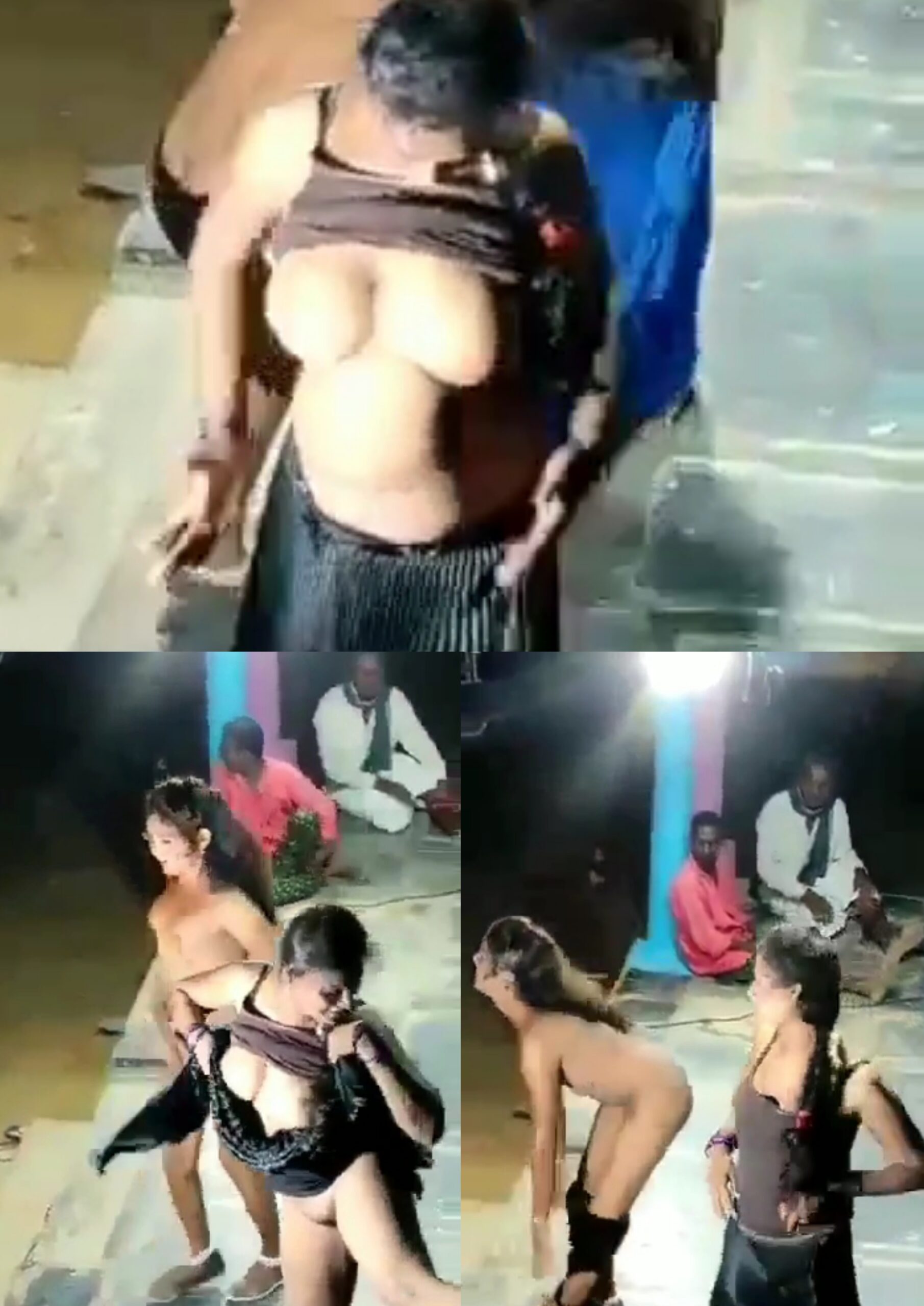 Desi girl nude dance video in public
