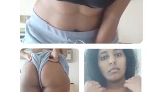 Desi girl take off clothes on webcam