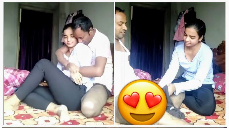 Desi girl playing with his dick romantic video